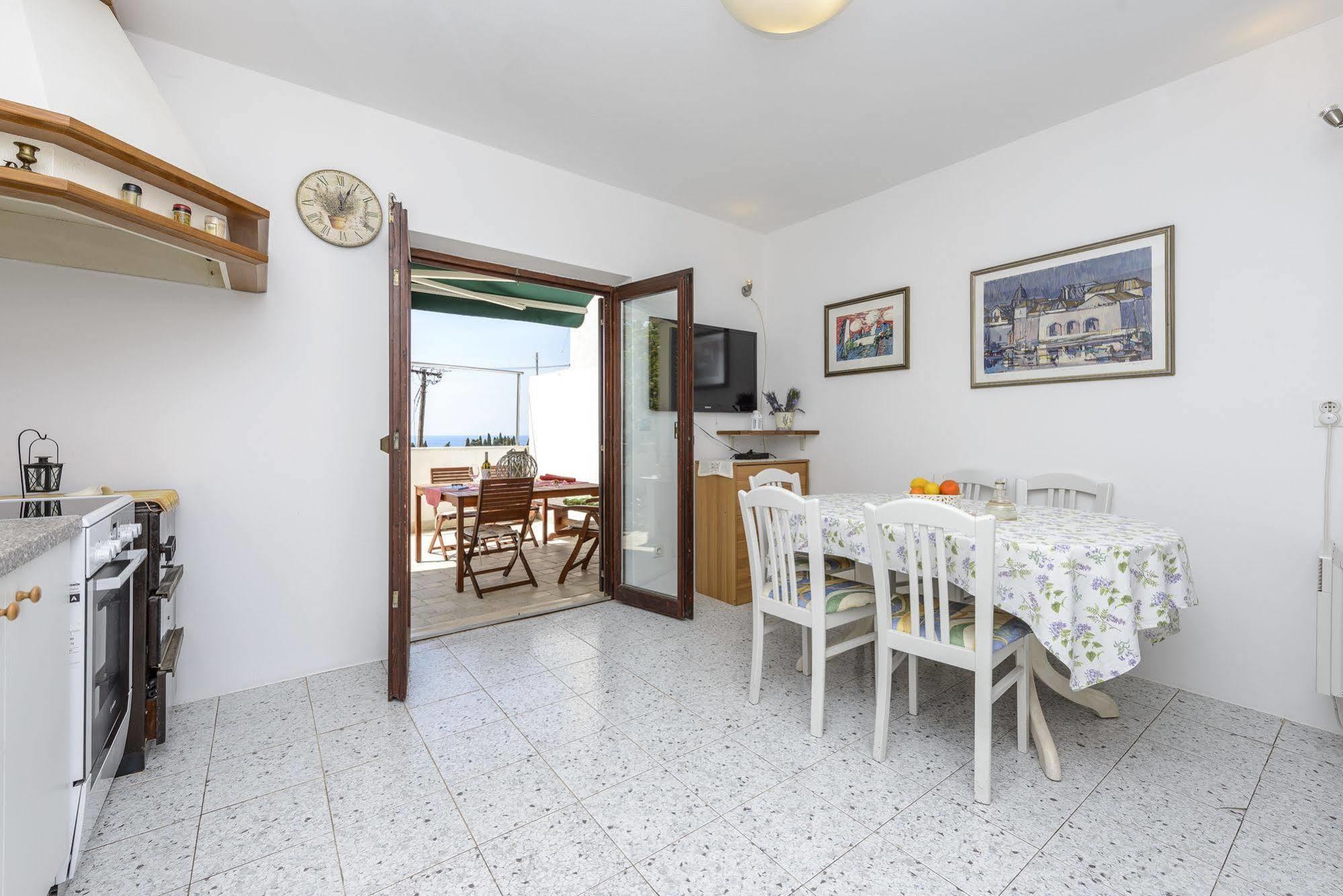 Готель Duplex Maria Di, Free Parking, Sea View Дубровник Екстер'єр фото
